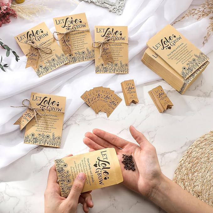 100 Sets Let Love Grow Wedding Favors - Image 5