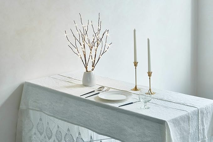 Fudios Lighted Branches with Timer 70 LED Fairy Lights 18in Battery Operated - Image 8