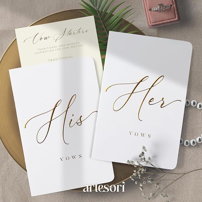 ARTESORI Premium Wedding Vow Book - Image 6