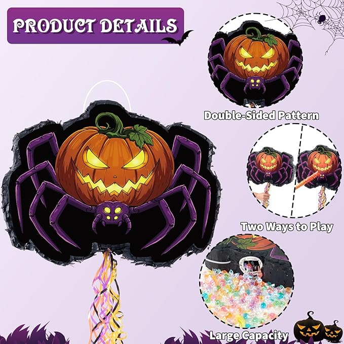 WERNNSAI Halloween Spider Piñata - Image 5