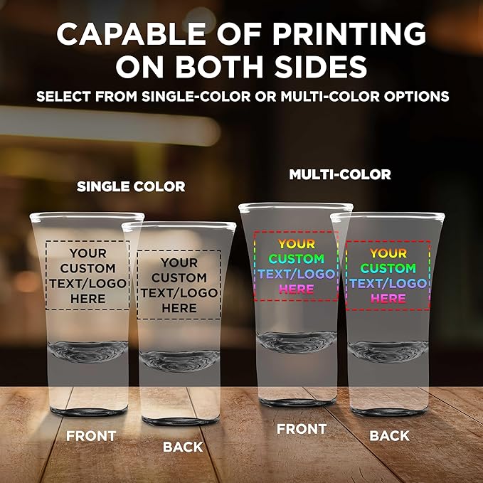 Custom 2 oz. Lord Shooter Etched Shot Glasses, 100 pack, Personalized Text - Image 6