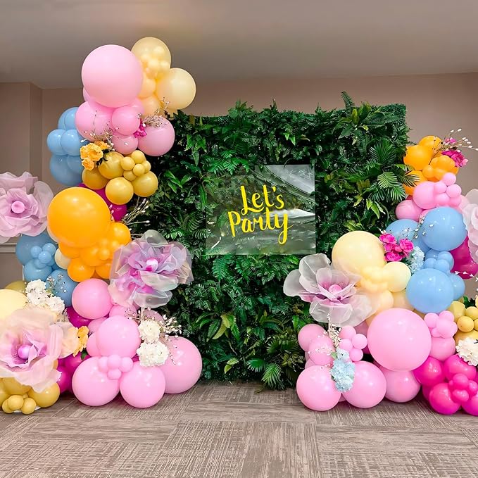 110pcs Pastel Pink Balloons 12 Inch Light Pink Latex Balloon Garland Arch Kit - Image 4