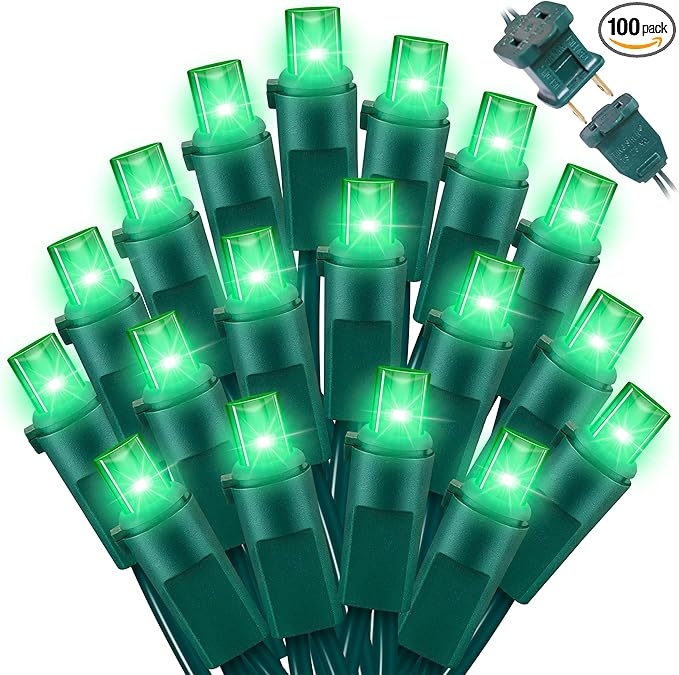 100 Count Green- String Lights by ULL