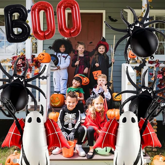Halloween Balloons Decorations, Spider Foil Balloon - Image 4