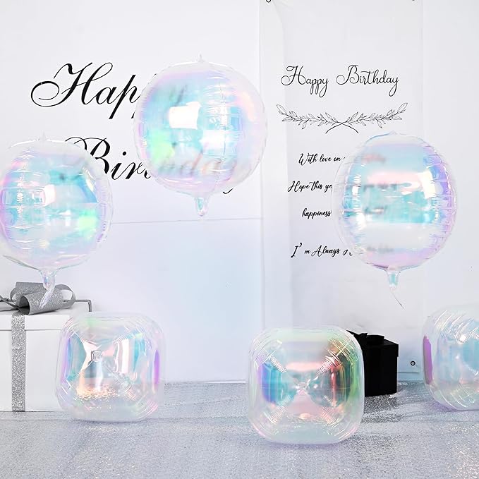 Giant 4D Foil Balloons, 22 Inch Big Round Foil Balloon - Image 2
