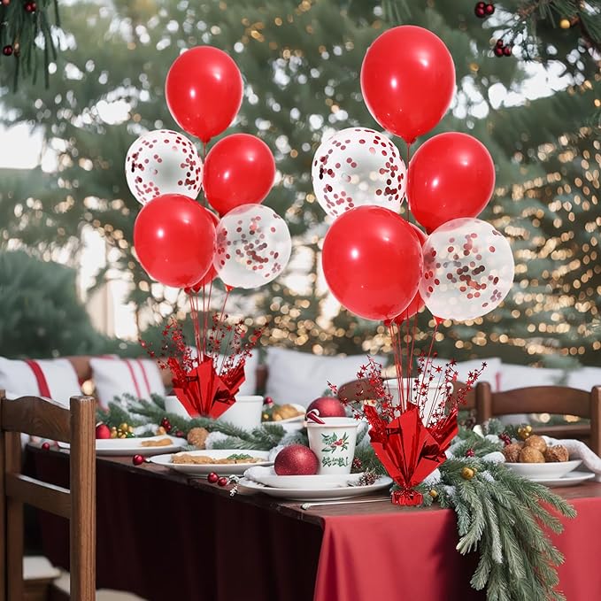 2 Set Red Balloon Table Centerpieces - Image 7