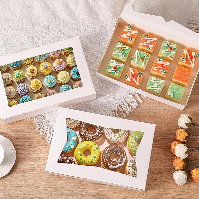 12pcs12x8x2.5 Inches Bakery Boxes, Cookie Boxes - Image 5