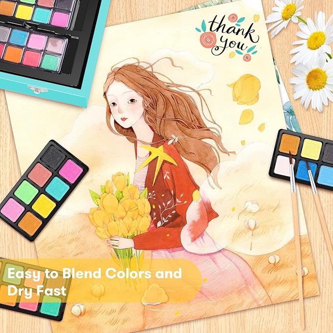 iBayam Art Supplies, 2 Sketch Pads, Creative Gift Box - Image 6
