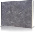 MUUJEE Personalized Guestbook in Slate Gray by MUUJEE