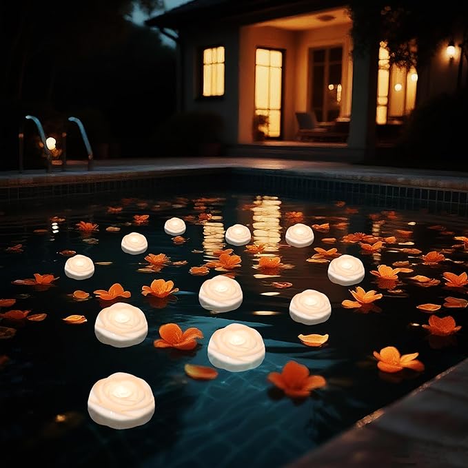 Aignis 36pcs Flameless LED Floating Candles, 120+ Hours Glow Time, Cozy Light - Image 7
