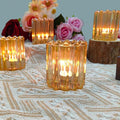 GOLDEAL 24Pcs Gold Glass Votive Candle Holders Tealight Holders Decorative by GOLDEAL
