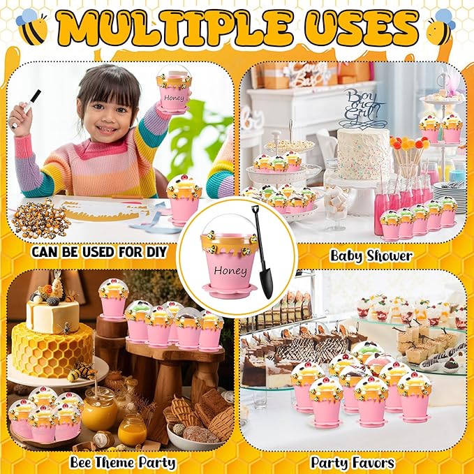 30 Sets Mini Honey Bee Pots - Image 5