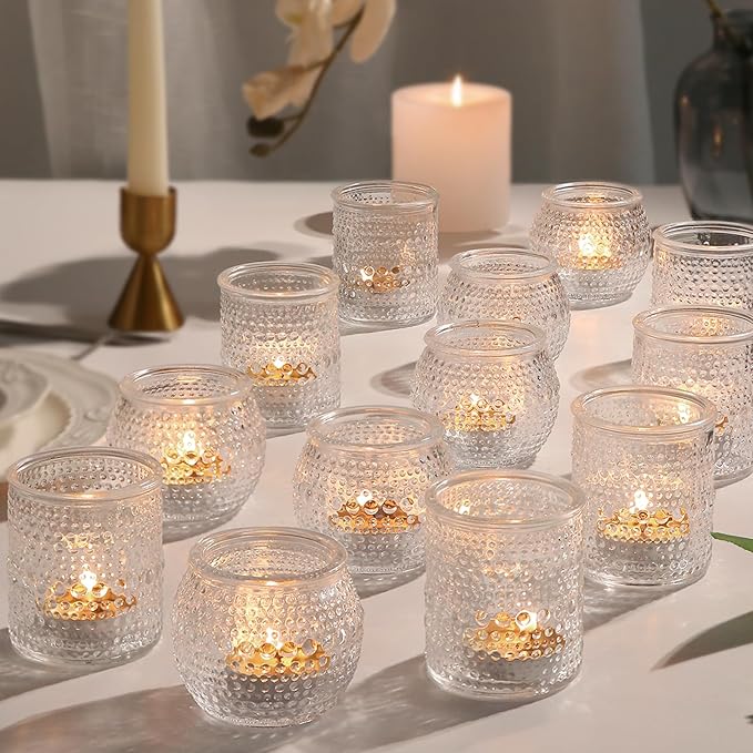 36pcs Votive Candle Holders, 2x2.5inchs Candle Holders by TRIRITE
