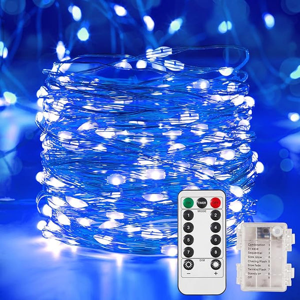 1 Pack 32.8 Ft. Battery Operated Outdoor String Lights by Ariceleo
