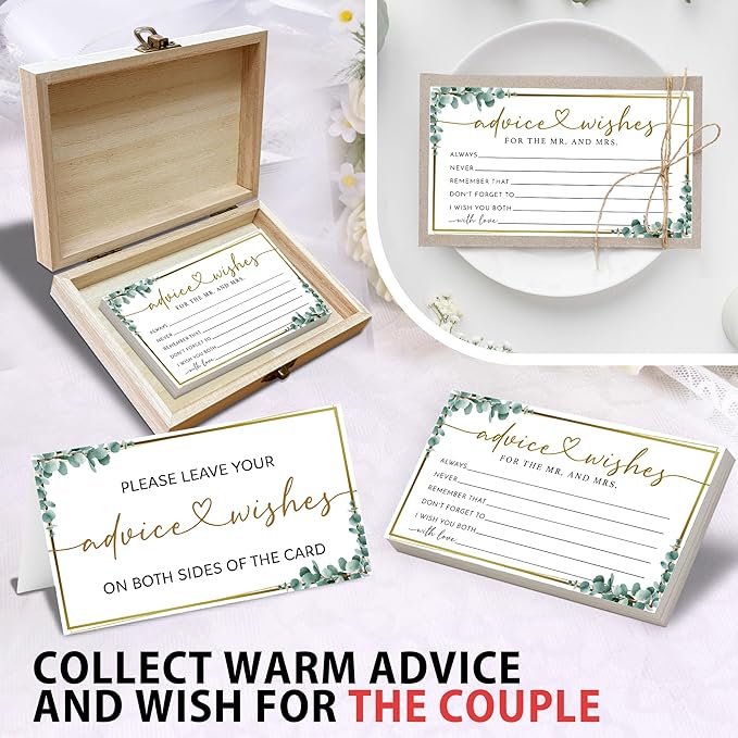 Eucalyptus Advice and Wishes for the Mr and Mrs - Image 3