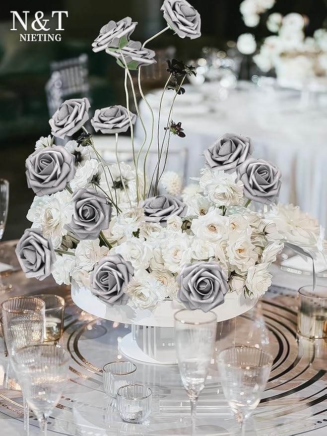 N&T NIETING Artificial Flowers, Fake Flowers Roses Perfect - Image 2