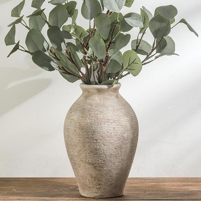 Ceramic Flower Vase Home Decor by VanseliaHome