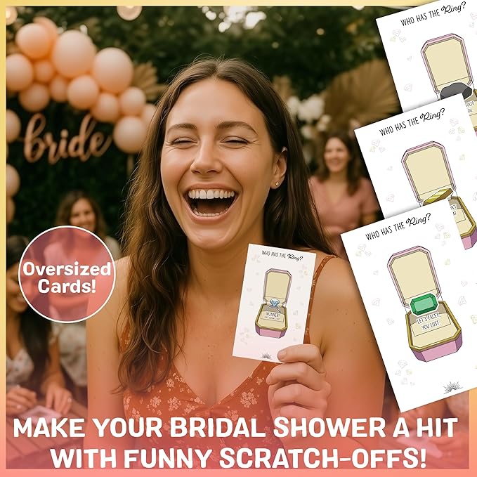 Who Has The Ring Bridal Shower Scratch Off Game - Image 2