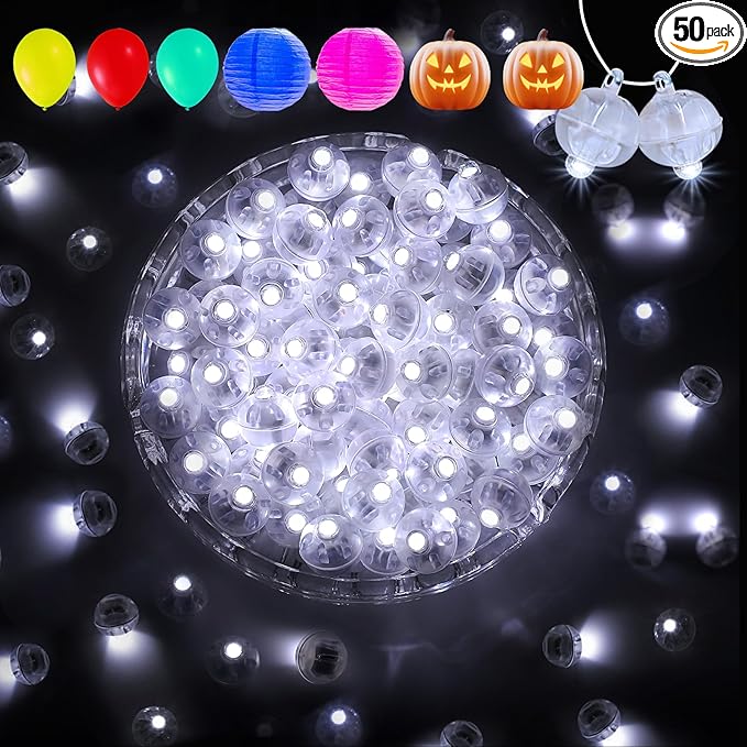 Aogist 50 Pcs Balloon Lights by Aogist