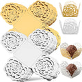 100Pcs Truffle Wrapper Liners, Paper Mini Cupcake Liners Chocolate Candy by Unknown