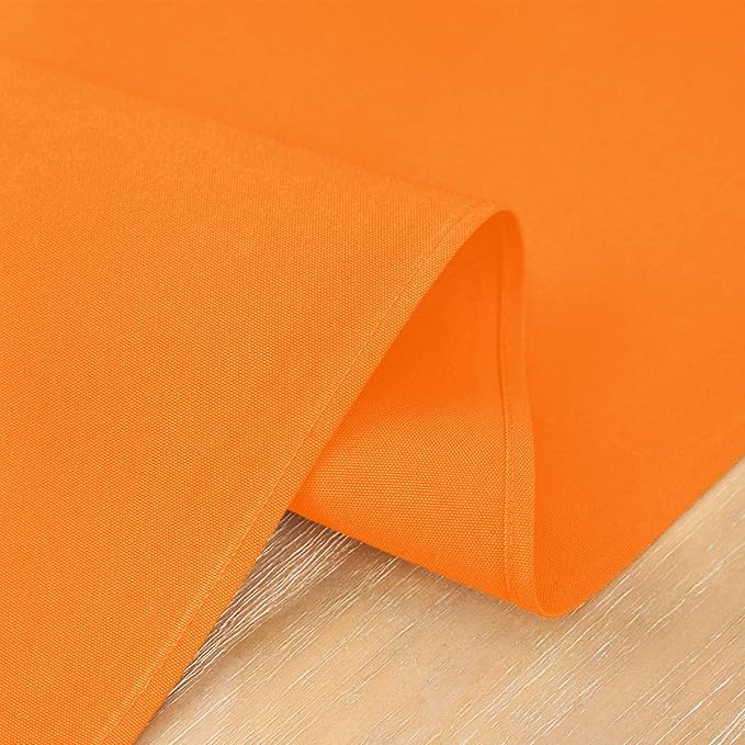 2 Pack Orange Table Runner 12 x 60 Inch Solid Color Farmhouse Runners Coffee - Image 5