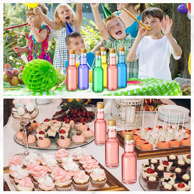 120 Pcs Mini Liquor Bottles Airtight Shot Miniature Empty Plastic Alcohol - Image 5