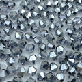 400pcs 4mm Bicone Crystal Glass Beads Loose Spacer Beads Faceted Craft Beads by LIMAOLLY