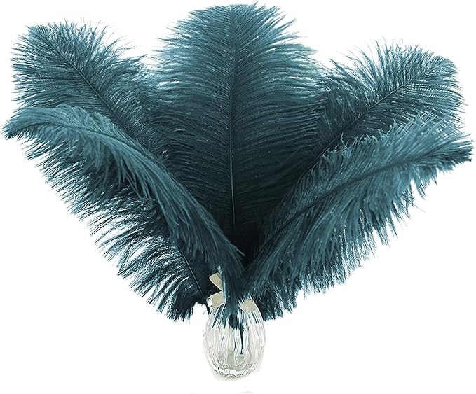 Ballinger Teal Ostrich Feathers Bulk by Ballinger