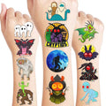 96PCS Cute Cryptid Temporary Tattoos Themed Halloween Birthday Party by frawharmone