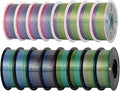 Kingroon Rainbow PLA 3D Printer Filament, 16kg Bundle, Color Changing, ±0.03mm by PrintsPerfectAlways