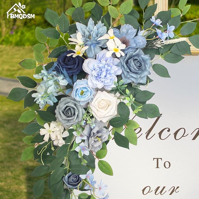 Pack of 2 Artificial Flowers for Backdrop Decoration, Wedding Arch Flowers - Image 3