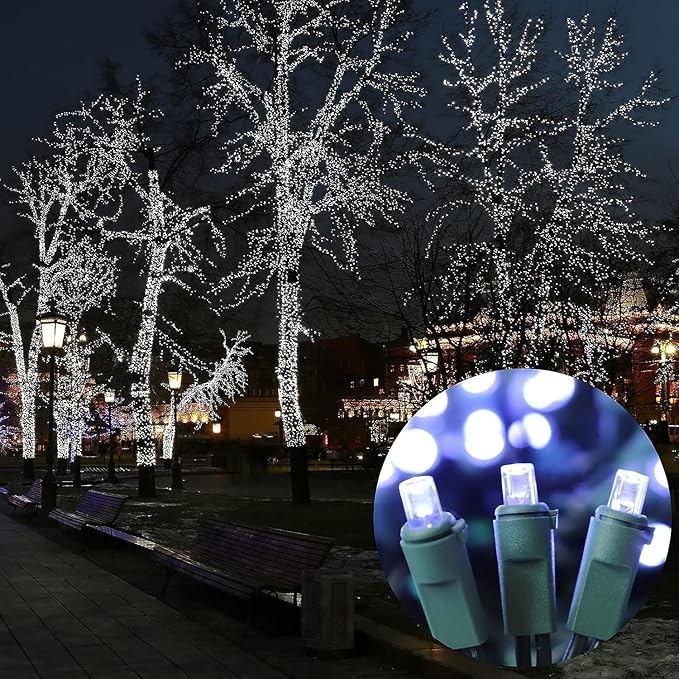 150 LED White String Lights - Image 4