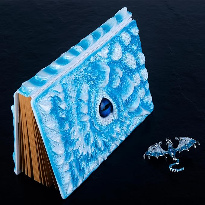 3D Dragon Eye Embossed Journal, Resin Engraving Notebook, Dnd notebook - Image 3