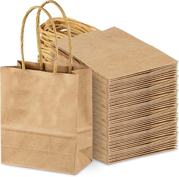 SPERPAND 50Pcs Kraft Paper Bags Mini Size by SPERPAND