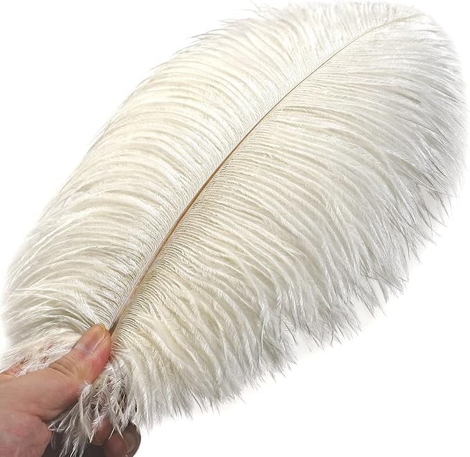 Ballinger Beige Ostrich Feathers Bulk - Image 2