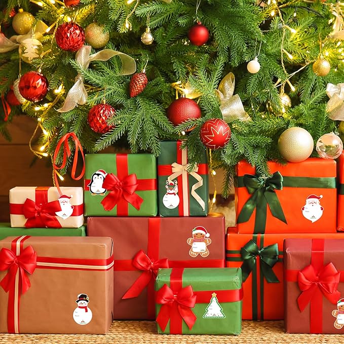 Christmas Gift Tags Stickers, Self-Adhesive Christmas Name Tags - Image 6
