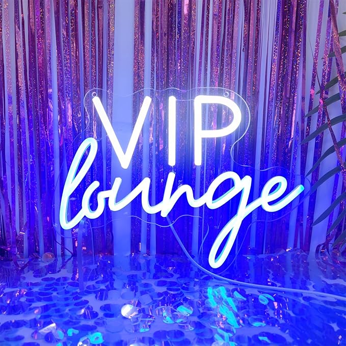 VIP Lounge Neon Sign VIP Light up Signs by INSNEnNNeonSignsFactory1999