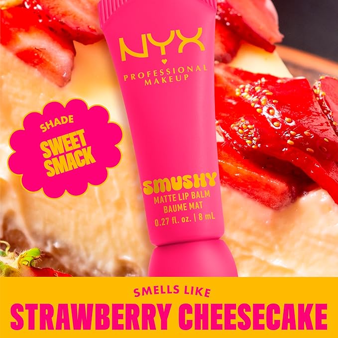 NYX PROFESSIONAL MAKEUP Smushy Matte Lip Balm, Tinted Lip Moisturizer - Image 3