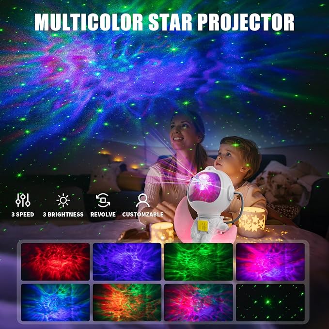 Astronaut Galaxy Projector Night Light Star - Image 2