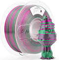 AMOLEN Silk PLA 3D Printer Filament, Shiny Multicolor Rainbow PLA Filament by AMOLEN