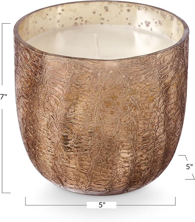 ILLUME Large Boxed Crackle Glass Candle - Image 2