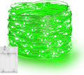 Dazzle Bright Fairy Lights Battery Operated, 20 FT 60 LED Silver Wire St. by DazzleBright