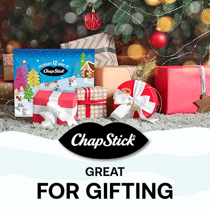 ChapStick 12 Days of Holiday Advent Calendar Lip Balm Gift Set - Image 5