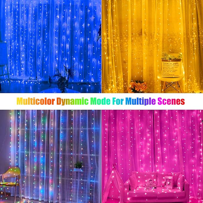16 Colors Changing Curtain Lights - Image 4
