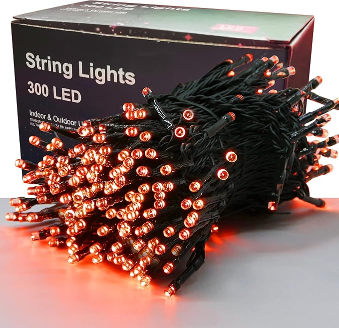 300 LED Halloween Lights, 98.5FT Halloween String Lights by LJLNION