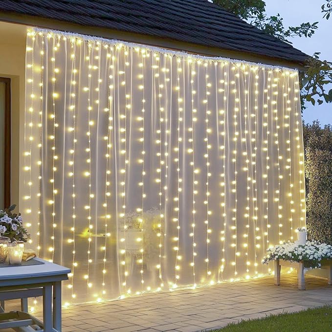 Fairy Curtain Lights, 300 LED Upgraded Tangle-Free Hanging Lights - Image 5