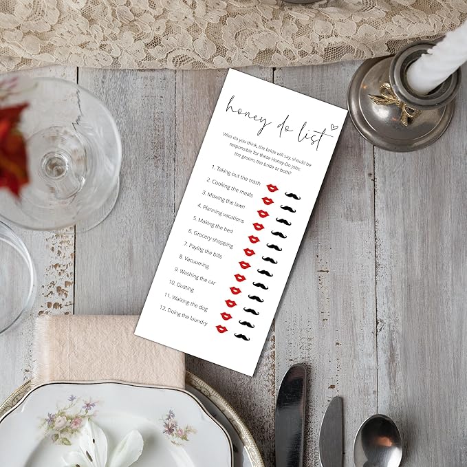 Bridal Shower Games, Honey Do List, Wedding Shower Games - Image 4