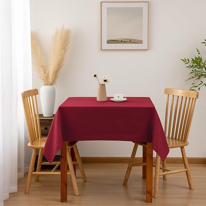 Hiasan Faux Linen Square Tablecloth - Image 2