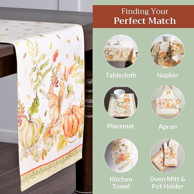Maison d' Hermine Table Runner 100% Cotton Double Layer Table Runners 72 inches - Image 5