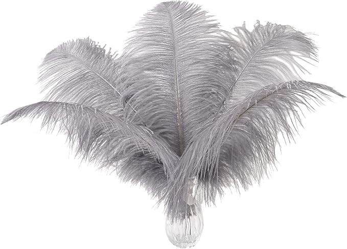 Ballinger Natural Gray Ostrich Feathers by Ballinger